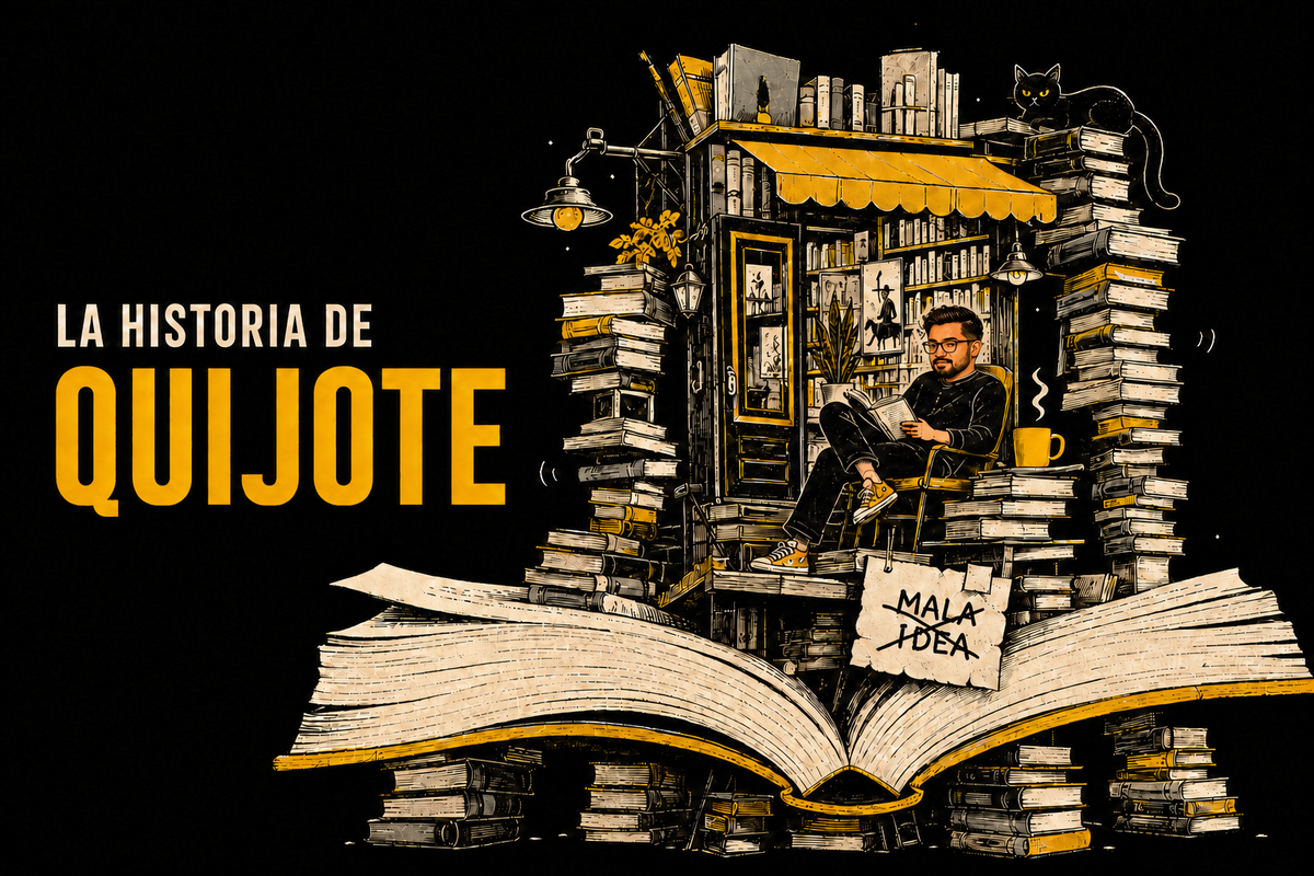 La historia de Quijote: la librería que nació de un fracaso anunciado