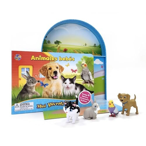 MINI DIVERTILIBROS-ANIMALES BEBE