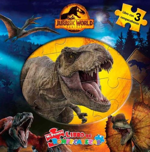 MI PRIMER LIBRO DE ROMPECABEZA - JURASSIC