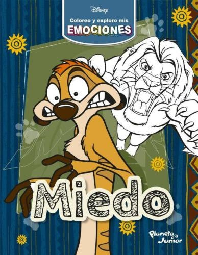 Coloreo y exploro mis emociones. Miedo | DISNEY