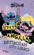 STITCH & ANGELA DESTROZAN ESTE LIBRO | DISNEY