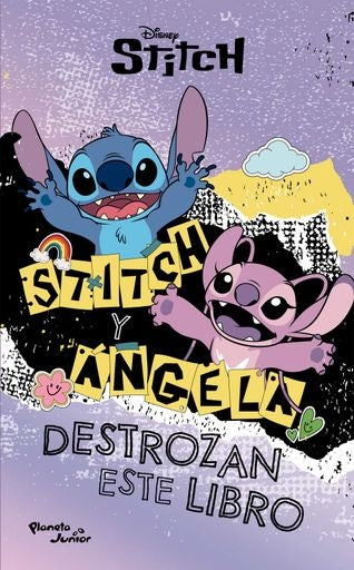 STITCH & ANGELA DESTROZAN ESTE LIBRO | DISNEY