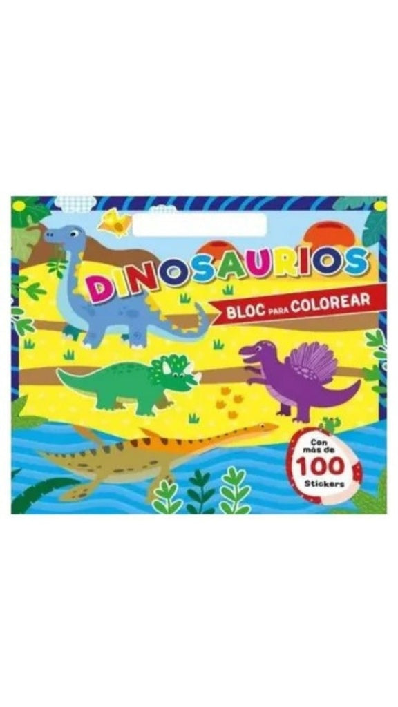 DINOSAURIOS - BLOC PARA COLOREAR